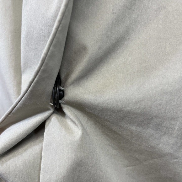 Pauw Amsterdam Jacket Size 2 Khaki Beige Snap Down Pockets Longline Trench B81 - Picture 8 of 16